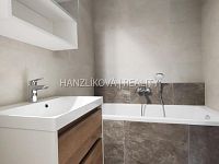 Pronájem novostavby bytu 2+kk s lodžií, byt číslo B.08, Rezidence Hálkova, ČB - Koupelna, pronájem bytu 2+kk, Rezidence Hálkova, České Budějovice