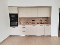 Pronájem novostavby bytu 2+kk s lodžií, byt číslo B.08, Rezidence Hálkova, ČB - Kuchyně, pronájem bytu 2+kk, Rezidence Hálkova, České Budějovice