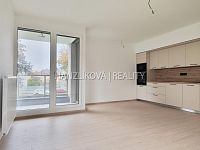 Pronájem novostavby bytu 2+kk s lodžií, byt číslo B.08, Rezidence Hálkova, ČB