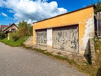 prodej zahrady 190 m2 se zděnou dvojgaráží - Rudolfov u Českých Budějovic