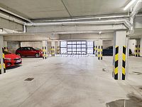 Pronájem nového bytu 2+kk s terasou, sklepem a garážovým stáním, ul. K. Šatala., České Budějovice - Parking, pronájem bytu 2+kk, K. Šatala, České Budějovice
