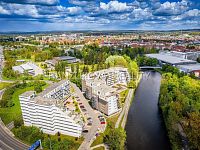 Pronájem bytu 2+kk s terasou B.5.02, rezidence DLOUHÁ LOUKA - Pronájem bytu 2+kk, Dlouhá Louka, České Budějovice