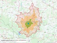 Pronájem bytu 1+kk, ul. Jírovcova - Dosažitelná vzdálenost: auto