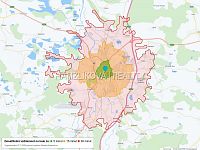 Pronájem bytu 1+kk, ul. Jírovcova - Dosažitelná vzdálenost: kolo