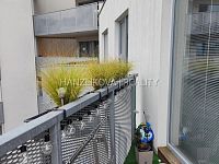 Pronájem bytu 2+kk ve 7.NP s terasou, byt B.7.2, rezidence DLOUHÁ LOUKA 2.etapa - Balkon, pronájem bytu 2+kk, Dlouhá Louka, České Budějovice