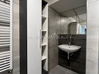 pronájem prostorného, částečně zařízeného bytu 1kk s terasou,  a garážovým stáním, O.Nedbala - byt 1+kk, Oskara Nedbala, koupelna