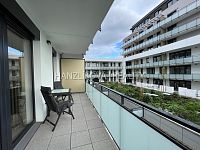 pronájem prostorného, částečně zařízeného bytu 1kk s terasou,  a garážovým stáním, O.Nedbala - byt 1+kk, Oskara Nedbala, terasa