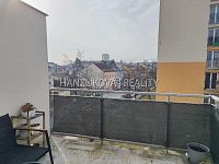 Pronájem bytu 1+kk (C.13) s balkonem, Pekárenská - BD BIOS - Balkon, pronájem bytu 1+kk, Pekárenská, České Budějovice