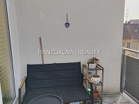 Pronájem bytu 1+kk (C.13) s balkonem, Pekárenská - BD BIOS - Balkon, pronájem bytu 1+kk, Pekárenská, České Budějovice