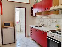 Pronájem zděného bytu 2+1 (č.5) se zahradou, Puklicova ulice - Kuchyně, pronájem bytu 2+1, Puklicova, České Budějovice