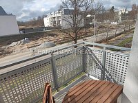 Pronájem novostavby bytu 2+kk (č.4) s balkonem, U Boru 3.etapa, ČB - Balkon, pronájem bytu 2+kk, U Boru, České Budějovice