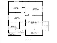 Prostorný byt 3+1 s balkonem a 2 sklepy ve zděném domě, cca 80 m², Nerudova ulice – České Budějovice - Byt_Nerudova_půdorys-01.jpg