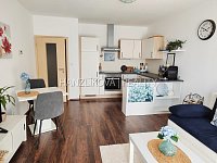 Pronájem novostavby kompletně zařízeného bytu 2+kk (A.3.7) s balkonem, Bytový dům Jírovcova - Kuchyně, pronájem bytu 2+kk, Jírovcova, České Budějovice