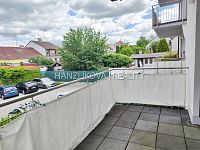Pronájem zařízené novostavby bytu 2+kk s terasou a parkovacím stáním, Ledenická, České Budějovice - Terasa, pronájem bytu 2+kk, Ledenická, České Budějovice