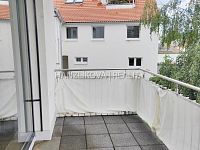 Pronájem zařízené novostavby bytu 2+kk s terasou a parkovacím stáním, Ledenická, České Budějovice - Terasa, pronájem bytu 2+kk, Ledenická, České Budějovice