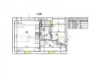 Pronájem zrekonstruovaného bytu 2+kk (č.4), Nádražní ulice - půdorys bytu