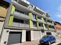 Pronájem novostavby bytu 2+kk s balkonem a šatnou, Nová ul., ČB