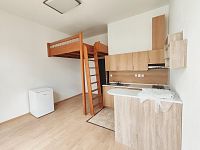 Pronájem bytu 1+kk (č.12), Riegrova ulice - Pokoj s kuchyní, pronájem bytu 1+kk, Riegrova ul.