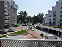 Pronájem klimatizovaného bytu 1+kk ve 3.NP s balkonem, byt B.3.4, rezidence DLOUHÁ LOUKA 2.etapa - Balkon, pronájem bytu 1+kk, Dlouhá Louka, České Budějovice