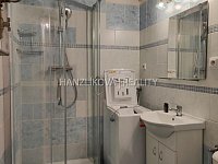 Krátkodobý pronájem zařízeného bytu 1+kk, ul. B. Smetany - Koupelna, pronájem bytu 1+kk, B. Smetany, České Budějovice