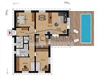 Prodej výstavby nízkoenergetického RD 4+1, Hluboká nad Vltavou, 918 m2, nová rezidenční lokalita - pudorys_L_web.jpg