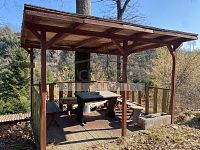 Prodej rekreační chaty, Dolní Stropnice, před dokončením, 42 m2, u řeky Stropnice - IMG_4573.jpeg