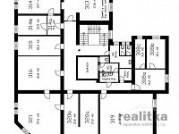 Pronájem nebytových prostor – kanceláře 220 m2, ul. Husova, Opava - Pudorys-Husova-1.jpg