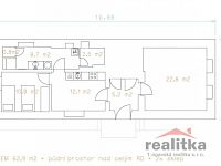 Pronájem rodinného domu bytu 2+1 62 m2 Štáblovice, okres Opava - RD Stablovice_dispozice.jpg