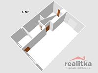 Prodej moderně zrekonstruovaného rodinného domu 4+kk s terasou, ul. Hillova, Opava - RD Hillova 10-1.NP 3D.jpg