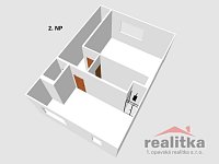 Prodej moderně zrekonstruovaného rodinného domu 4+kk s terasou, ul. Hillova, Opava - RD Hillova 10-2.NP 3D.jpg