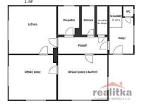 Prodej rodinného domu 2x 3+kk, se zahradou a garáží, obec Opava – Malé Hoštice - RD Slezská 1.NP-1.jpg