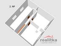 Prodej rekreačního domu 4+1 se zahradou, Hořejší Kunčice (okres Opava) - Chata Hořejší Kunčice 2.NP 3D.jpg