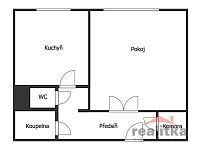 Prodej slunného bytu 38 m2, 1+1, Opava, ul. Bílovecká - byt 1+1 Bílovecká 58.jpg
