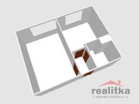 Prodej rekonstruovaného bytu 34 m2, 2+kk, Opava, ul. Fügnerova - byt 2+kk Fugnerova 8 3D.jpg