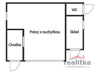 Prodej zahradní chatky s přístavkem 20 m2 a přenechání podnájmu zahrádky 317 m2, Městské sady, Opava - Chata Městské sady.jpg