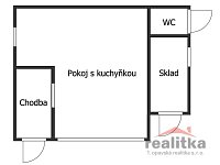Prodej zahradní chatky s přístavkem 20 m2 a přenechání podnájmu zahrádky 317 m2, Městské sady, Opava - Chata Městské sady.jpg