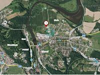 Pozemky pro váš nový domov - Hluboká nad Vltavou - letecký pohled_1.jpg