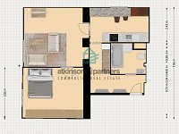 Pronájem plně vybaveného bytu 2+kk (58 m²) –  v lokalitě Havlíčkovy kolonie. - Planek_bytu.jpg