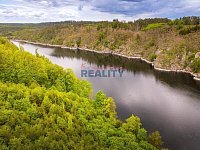 Prodej stavebního pozemku 860m2 Kostelec nad Vltavou - vodní nádrž Orlík