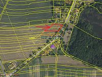 Prodej pozemku určeného pro výstavbu 1549m2 Třeboň Lužnice - mapa
