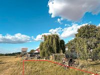 Prodej řadového patrového RD 4+1 Rajhradice u Brna, garáž, dvorek s hospodářským stavením, zahrada - 1000044504