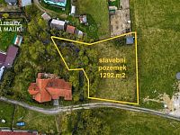 Prodej stavební pozemek 1292 m2, Kozlovice