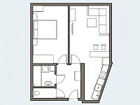 Pronájem bytu 2+kk, 48 m2, Praha 13 - Stodůlky - Foto 5