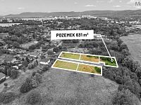 Stavební parcela 631 m2, ul. Potoční, Teplice - Trnovany