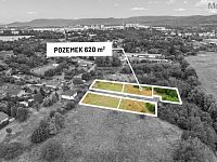 Stavební parcely 620 m2, ul. Potoční, Teplice - Trnovany