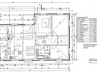 Stavební parcela, 1305 m, Modlany, Kvítkov u Modlan - půdorys projekt Patera.jpg