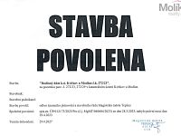 Stavební parcela, 1305 m, Modlany, Kvítkov u Modlan - stavba povolena beze jména.jpg