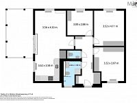 Prodej rodinného domu, OV, 104 m2, Obříství, ulice V. Talicha - Pudorys2D.jpg