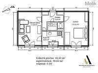 Prodej bytu 2+1, 49 m², ul. Jungmannova, Duchcov - 12_Pudorys_Jungmannova_DUX_1200x900