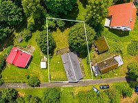 Prodej chalupy, 531 m2, Klíny, Rašov - Pozemek